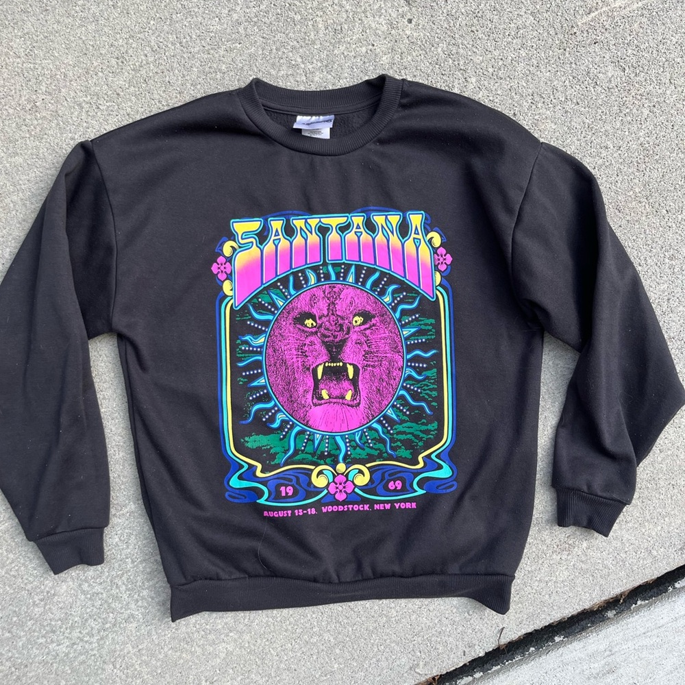 Carlos by Carlos Santana Black Crewneck Sweater